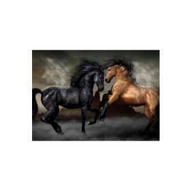 Güven Serigrafi Horses 1000 Parça Ahşap Puzzle Yapboz