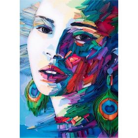 Güven Serigrafi Kadın 2 1000 Parça Ahşap Puzzle Yapboz