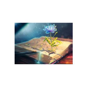 Güven Serigrafi Kitap ve Çiçek 1000 Parça Ahşap Puzzle Yapboz