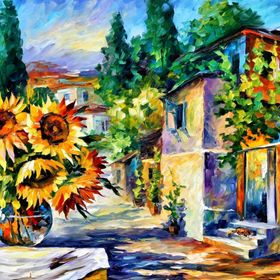 Güven Serigrafi Leonid Afremov 2 1000 Parça Ahşap Puzzle Yapboz