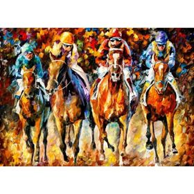Güven Serigrafi Leonid Afremov 3 1000 Parça Ahşap Puzzle Yapboz