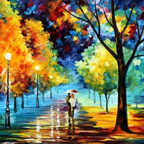 Güven Serigrafi Leonid Afremov 6 1000 Parça Ahşap Puzzle Yapboz