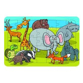 Güven Serigrafi Model 13 Hayvanlar 35 Parça Ahşap Çocuk Puzzle Yapboz