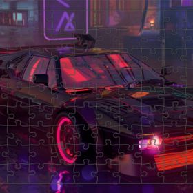 Güven Serigrafi Model 3 Yarış Arabası 108 Parça Ahşap Çocuk Puzzle Yapboz