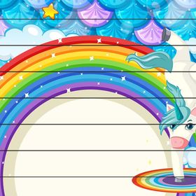 Güven Serigrafi Model 4 Sevimli Unicorn Çubuk Ahşap Çocuk Puzzle Yapboz