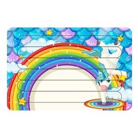Güven Serigrafi Model 4 Sevimli Unicorn Çubuk Ahşap Çocuk Puzzle Yapboz