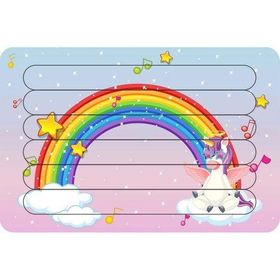 Güven Serigrafi Model 5 Sevimli Unicorn Çubuk Ahşap Çocuk Puzzle Yapboz