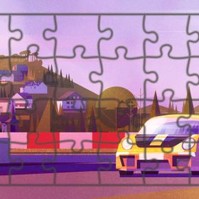 Güven Serigrafi Model 6 Yarış Arabası 24 Parça Ahşap Çocuk Puzzle Yapboz