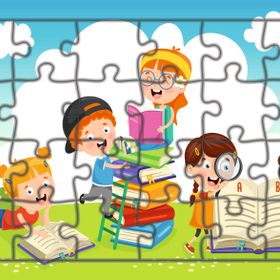 Güven Serigrafi Okuma Zamanı 24 Parça Ahşap Çocuk Puzzle Yapboz