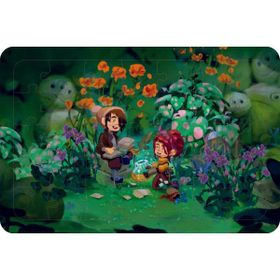 Güven Serigrafi Ormandaki Çocuklar 35 Parça 20 x 30 cm Ahşap Çocuk Puzzle Yapboz