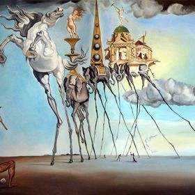 Güven Serigrafi Salvador Dali 2 1000 Parça Ahşap Puzzle Yapboz