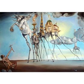 Güven Serigrafi Salvador Dali 2 1000 Parça Ahşap Puzzle Yapboz