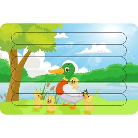 Güven Serigrafi Sevimli Ördekler Çubuk Ahşap Çocuk Puzzle Yapboz