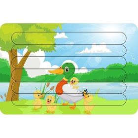 Güven Serigrafi Sevimli Ördekler Çubuk Ahşap Çocuk Puzzle Yapboz
