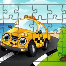Güven Serigrafi Taksi 24 Parça Ahşap Çocuk Puzzle Yapboz