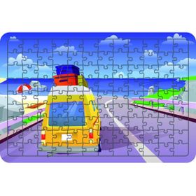 Güven Serigrafi Tatil Yolculuğumuz 108 Parça Ahşap Çocuk Puzzle Yapboz