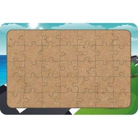 Güven Serigrafi Tatile Giden Çocuklar 35 Parça Ahşap Çocuk Puzzle Yapboz