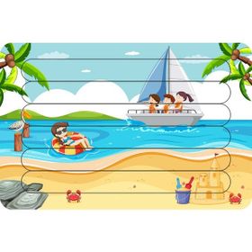 Güven Serigrafi Tekne Tatili Çubuk Ahşap Çocuk Puzzle Yapboz