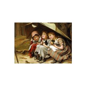 Güven Serigrafi Three Little Kittens 1000 Parça Ahşap Puzzle