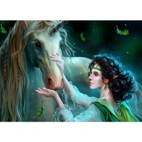 Güven Serigrafi Unicorn 4 1000 Parça Ahşap Puzzle Yapboz