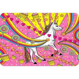Güven Serigrafi Unicorn 8 24 Parça Ahşap Çerçeveli Puzzle Yapboz