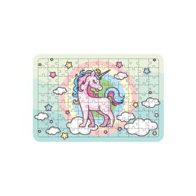 Güven Serigrafi Unicorn Model5 108 Parça Ahşap Çocuk Puzzle Yapboz