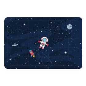 Güven Serigrafi Uzay Mekiği ve Astronot 35 Parça Ahşap Çocuk Puzzle Yapboz