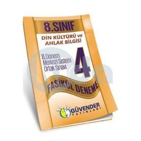 Güvender 8. Sınıf Din Kültürü ve Ahlak Bilgisi 2. Yarıyıl 6 Fasikül Deneme - Kollektif