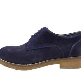 Güvener AU05 Lacivert Süet Kışlık Erkek Oxford Ayakkabı