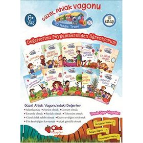 Güzel Ahlak Vagonu - 40 Hadis Treni 1 10 Kitap Set - Nezihe Ak İnci