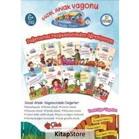 Güzel Ahlak Vagonu - 40 Hadis Treni 1 10 Kitap Set - Nezihe Ak İnci