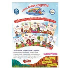 Güzel Ahlak Vagonu - 40 Hadis Treni 1 10 Kitap Set - Nezihe Ak İnci