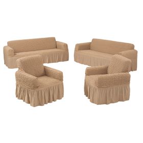 Güzel Ev 3+2+1+1 Standart Kemik Koltuk Örtüsü
