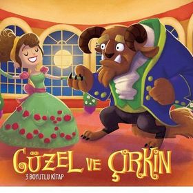 Güzel ve Çirkin - 3 Boyutlu Kitap - Kolektif