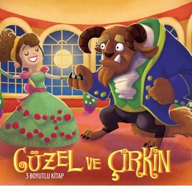 Güzel ve Çirkin - 3 Boyutlu Kitap - Kolektif