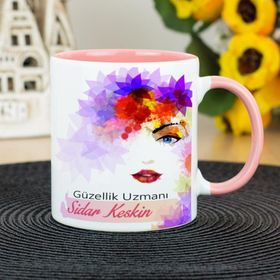 Güzellik Uzmanı-Pembe Kupa Bardak