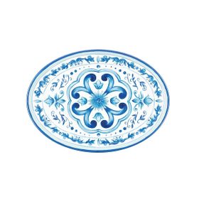 Guzzini Blues 50x36x3 CM Kayık Tabak