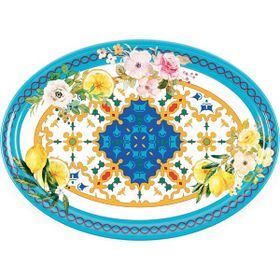 Guzzini Flower Lemon 50x36x3 cm Oval Tabak