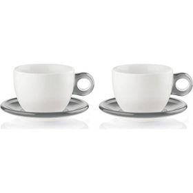 Guzzini Gri 2'li Çay Fincanı