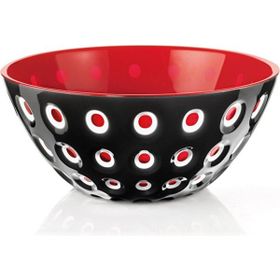 Guzzini Le Murrine Siyah Kırmızı 25 cm Kase
