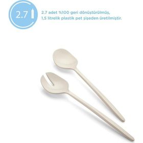 Guzzini Tierra 2'li Krem Salata Servis Takımı
