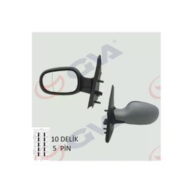 Gva 1011206 Megane Scenic 97 Elektrik Isıtmalı Astarlı Asferik Sol Dış Dikiz Aynası
