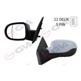 Gva 1014191 Clio 09 Elektrik Isıtmalı Astarlı Asferik Sol Dış Dikiz Aynası