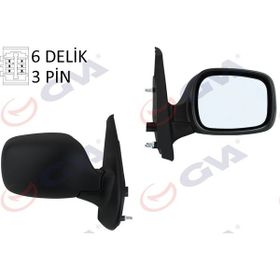 Gva 1016130 Kangoo 01 Elektrik Isıtmalı Asferik Sağ Dış Dikiz Aynası
