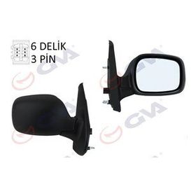 Gva 1016130 Kangoo 01 Elektrik Isıtmalı Asferik Sağ Dış Dikiz Aynası
