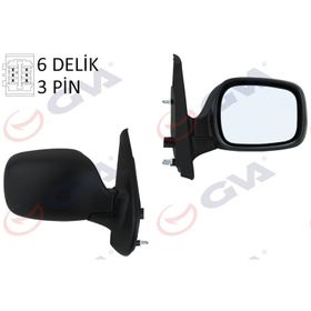 Gva 1016130 Kangoo 01 Elektrik Isıtmalı Asferik Sağ Dış Dikiz Aynası