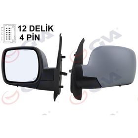 Gva 1016153 Kangoo 08 Elektrik Isıtmalı Astarlı Konveks Sol Dış Dikiz Aynası