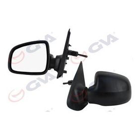Gva 1019173 Sandero Stepway 12 Mekanik Siyah Kapak Konveks Sol Dış Dikiz Aynası
