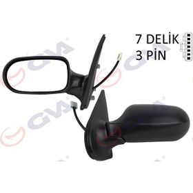 Gva 1021131 Palio Weekend 02 Albea 05 Elektrik Isıtmalı Konveks Sol Dış Dikiz Aynası