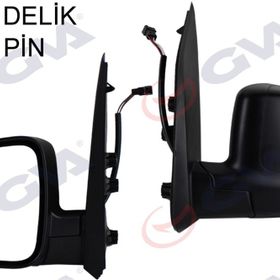 Gva 1029331 Fiorino-Bipper-Nemo 07 Elektrik Isıtmalı Konveks Sol Dış Dikiz Aynası